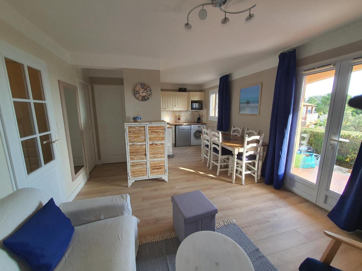 Les Issambres Appart 6 Pers Grande Terrasse Superbe Vue Mer Et Golfe De Saint Tropez, Piscine Eksteriør bilde