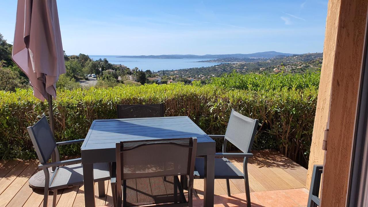 Les Issambres Appart 6 Pers Grande Terrasse Superbe Vue Mer Et Golfe De Saint Tropez, Piscine Eksteriør bilde